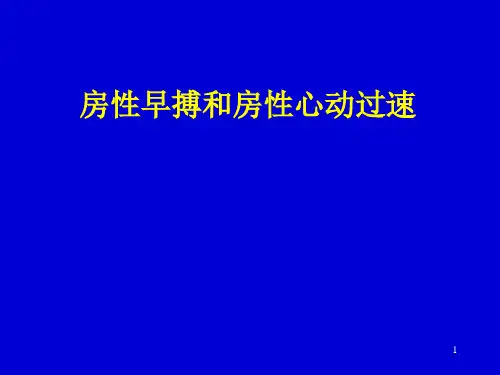 房早和房速ppt课件