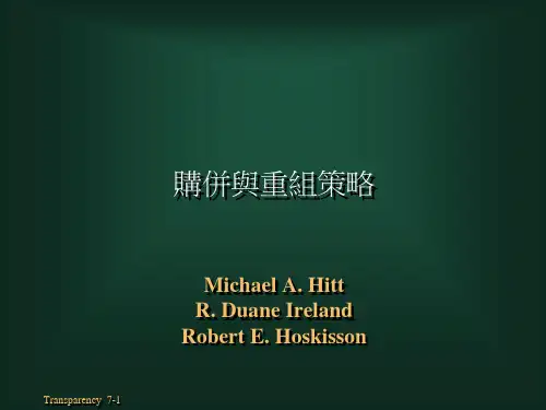 企业并购与重组策略(ppt 45页)