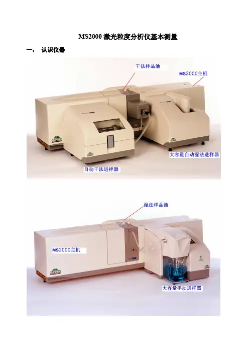 MS2000激光粒度分析仪基本测量-Version1