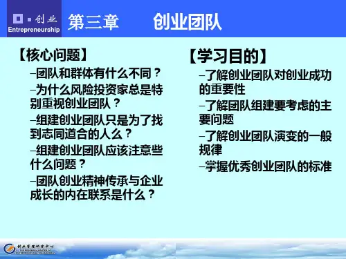 第3章创业团队