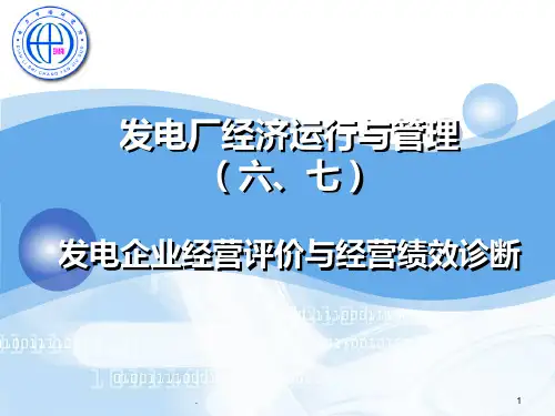 发电厂经济运行与管理PPT课件