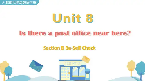 人教版英语七年级下册【教学课件】：Unit 8 Section B 3a-Self Check
