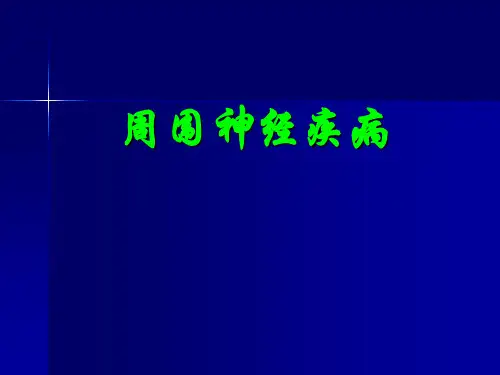 周围神经疾病PPT课件