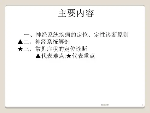 神经内科定位诊断ppt课件