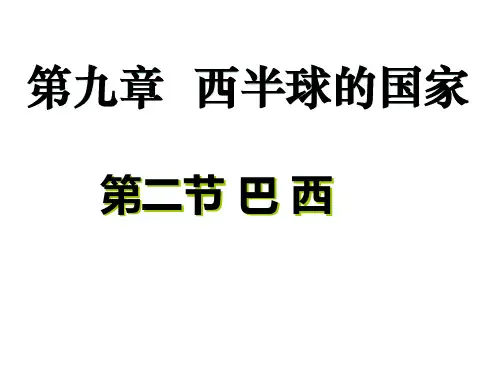 人教版《西半球的国家》优质课件1