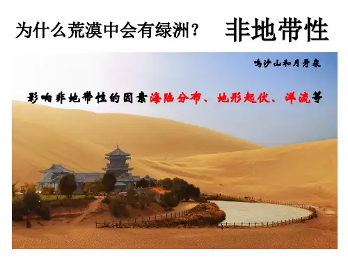 小专题：气候的非地带性分布及原因