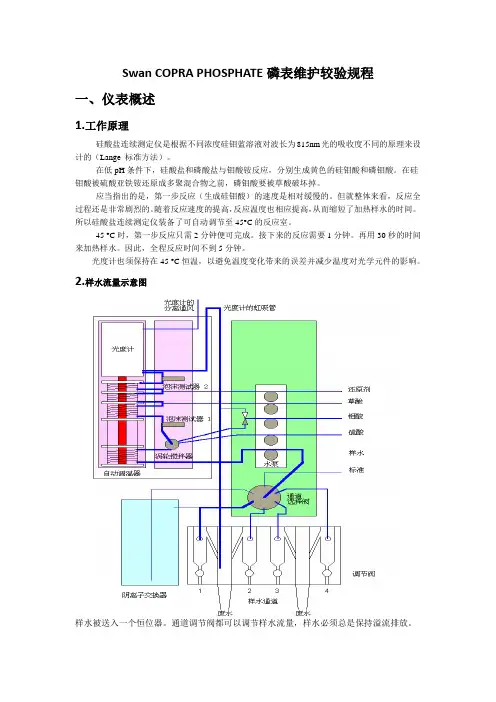 Swan COPRA SILIC硅表维护较验规程