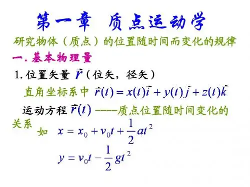 大学物理总复习