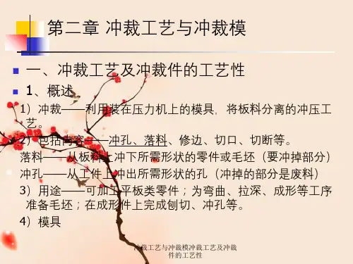 冲裁工艺与冲裁模冲裁工艺及冲裁件的工艺性