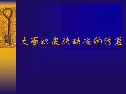小腿皮肤缺损的修复