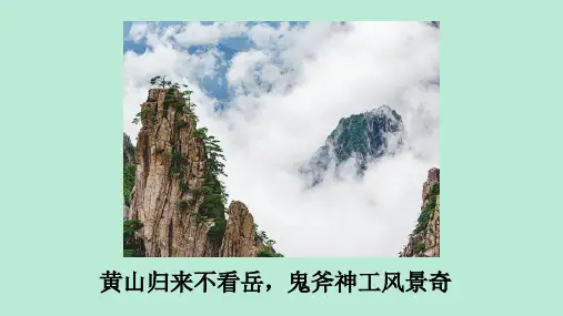 统编版二年级语文上册9   黄山奇石  课件(共41张PPT)