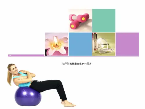 临产妇的健康宣教 PPT课件