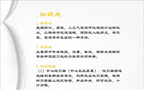 电动吸引器吸痰法48581