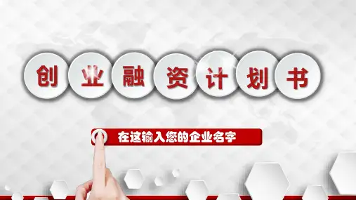 框架完整微粒体创业投资众筹融资商业计划书PPT