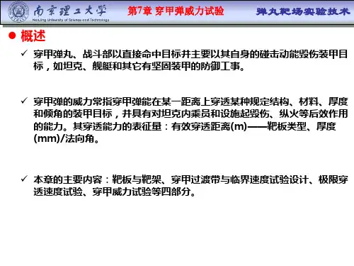 弹丸靶场实验技术.