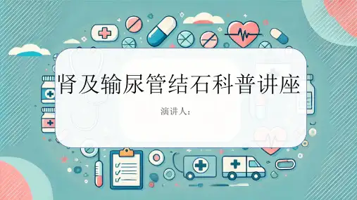 肾及输尿管结石科普讲座PPT课件