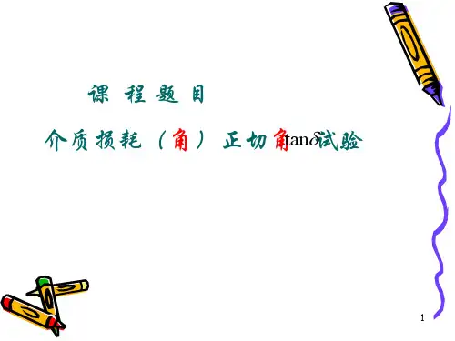 介质损耗试验