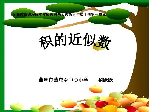 积的近似数新课标人教版五年级上PPT课件