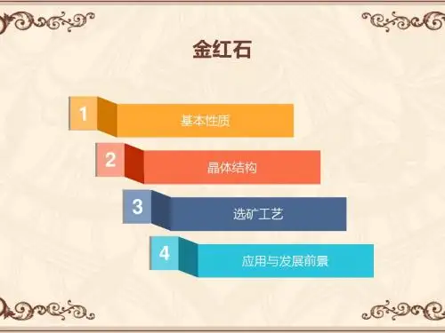 矿物加工材料课程ppt