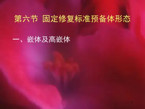 嵌体(教学PPT)