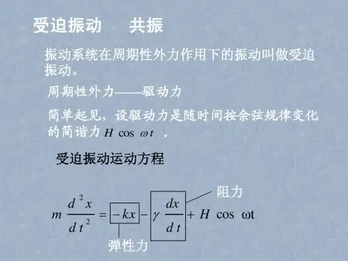 受迫振动,共振
