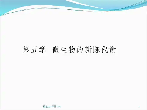 第五章_微生物的新陈代谢ppt课件