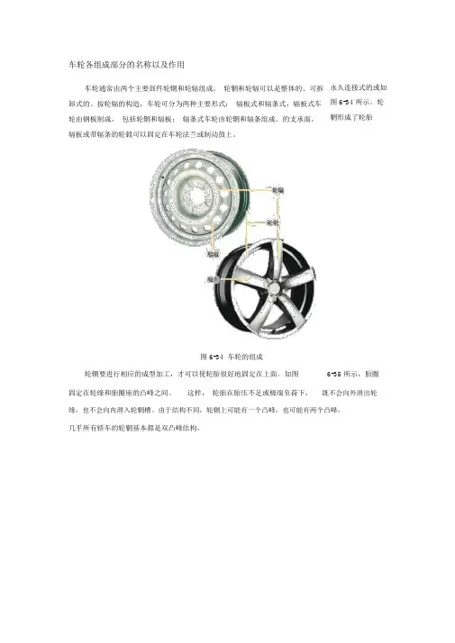 T1057车轮各组成部分的名称以及作用