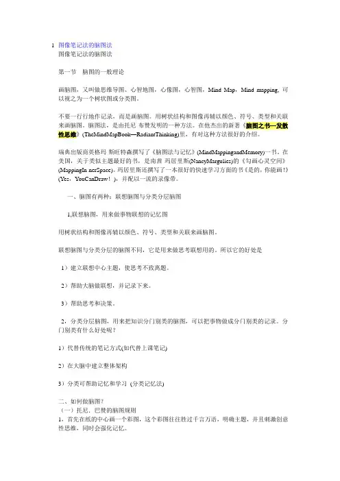 图像笔记法的脑图法