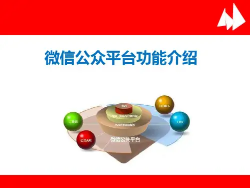 微信公众平台功能介绍(课堂PPT)