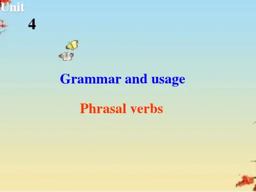 译林英语选修7Unit4Grammar and usage (共16张PPT)