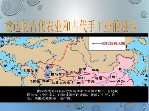 2015高中历史总复习课件：12发达的古代农业和古代手工业的进步