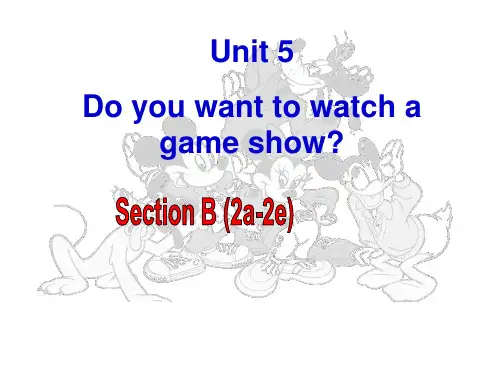 人教英语八年级上册 Unit5Section B (2a-2e) (共16张PPT)