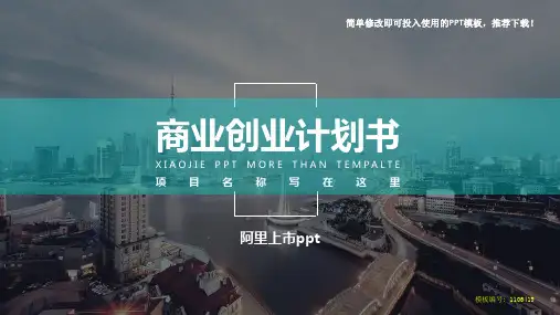【精品】2018年阿里上市ppt【精选ppt】