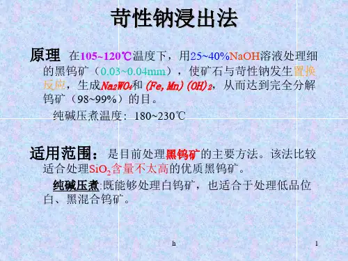 有色金属冶金学W-分解