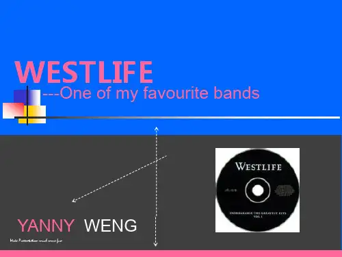 westlife西域男孩英文介绍