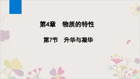 七年级上科学_升华与凝华_ppt实用课件浙教版3