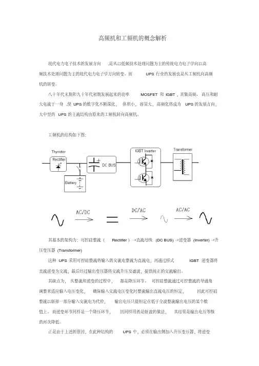 高频机与工频机对比