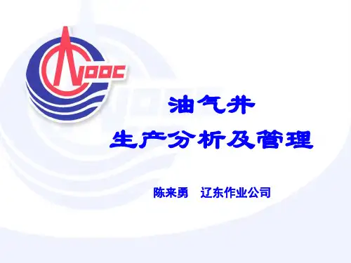 油气井动态分析及管理