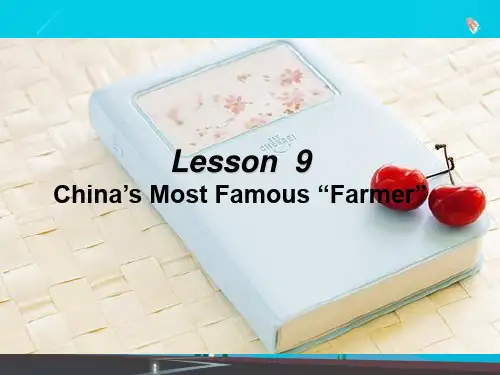 九年级英语上册Unit2GreatPeopleLesson9China’sMostFamous“课件
