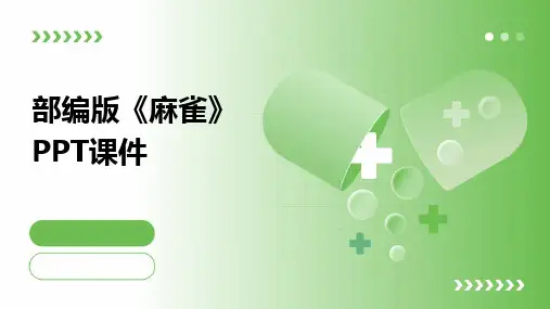 2024版部编版《麻雀》PPT课件