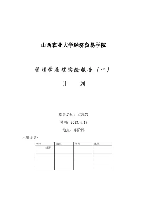 实验报告