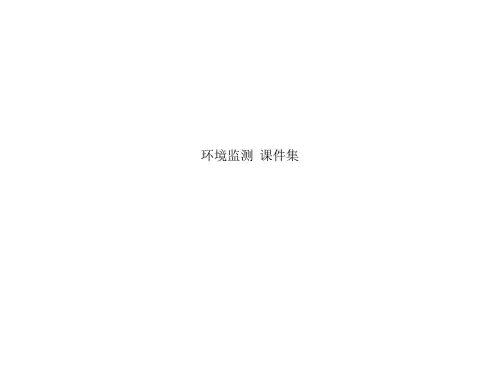 环境监测  课件集