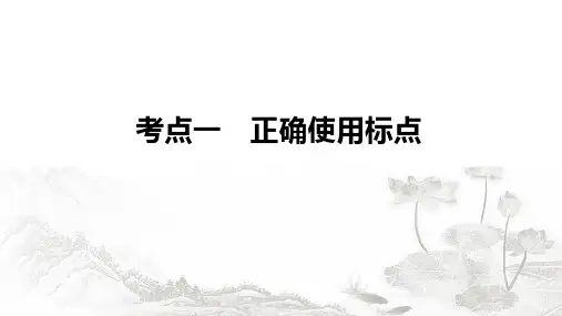 正确使用标点符号ppt(共28张PPT)