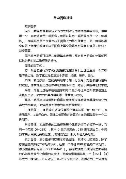 数字图像基础