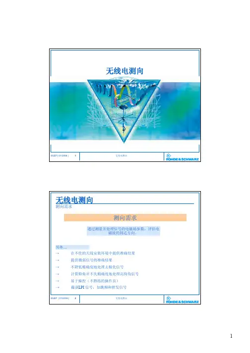 无线电测向——精选推荐