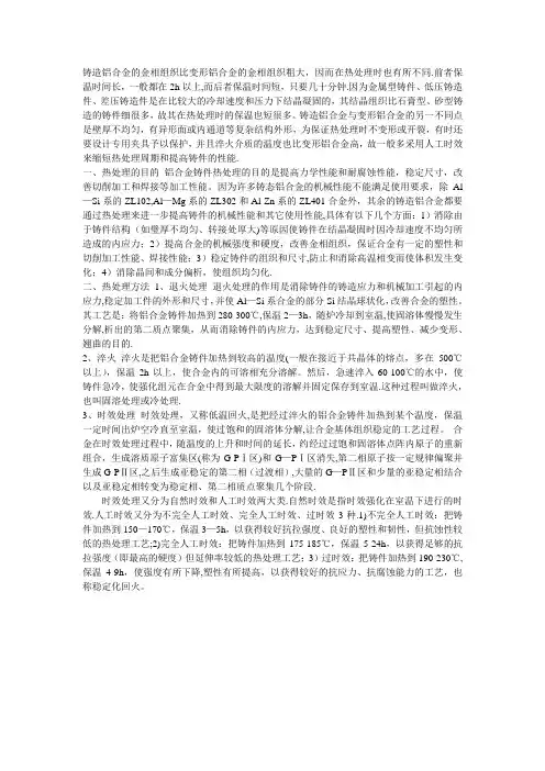 铝合金时效处理相关