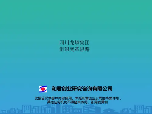 某公司组织变革的框架(ppt 72页)