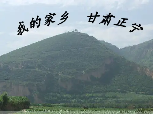 我的家乡甘肃正宁资料