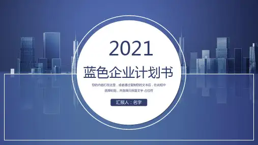 项目开发计划书ppt模板-完整版
