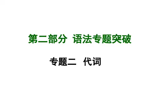 代词(共50张PPT)